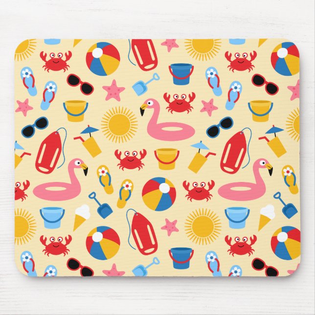 On the beach mouse mat (Front)
