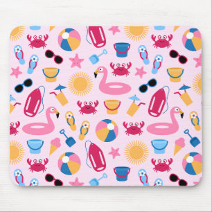 On the beach mouse mat