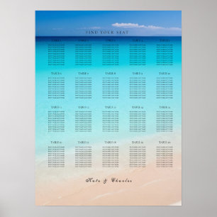 On the beach seating chart