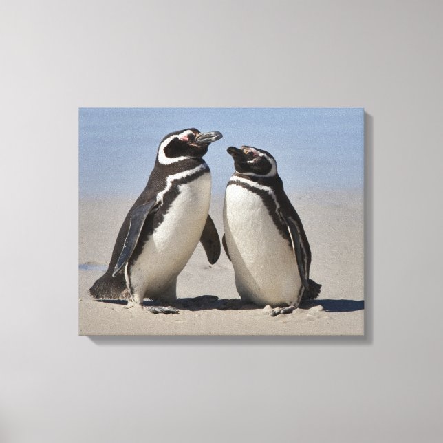 On the Beach Wrapped Canvas Print (Front)