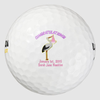 On the Birth of Your Baby - Golf Ball Keepsake