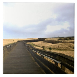On the Boardwalk, Long Beach, Washington Tile