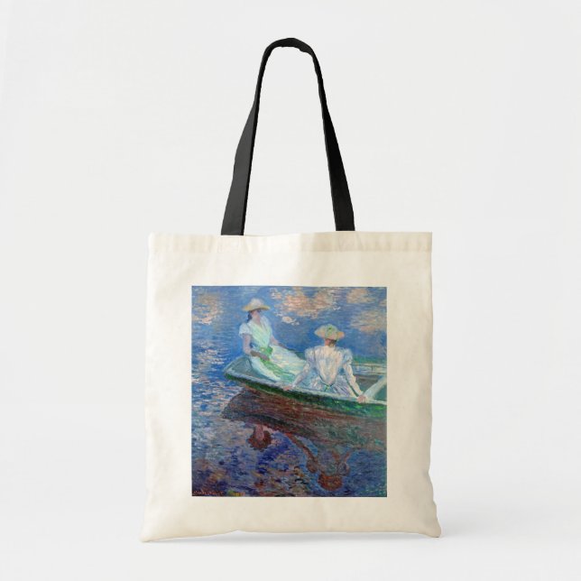 On the Boat, Monet Tote Bag (Front)