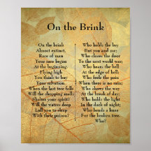 On the Brink Poem