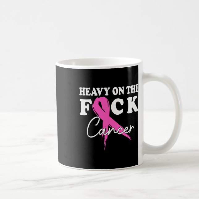 On The Cancer Survivor Breast Cancer Support  Coffee Mug (Right)