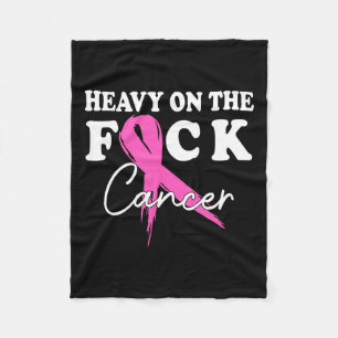 On The Cancer Survivor Breast Cancer Support Fleece Blanket