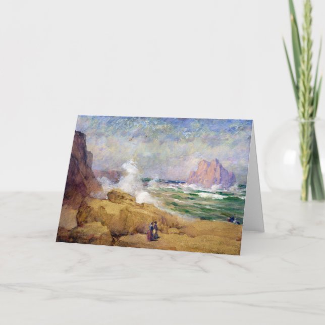 On The Coast of California | William Henry Holmes Card (Front)