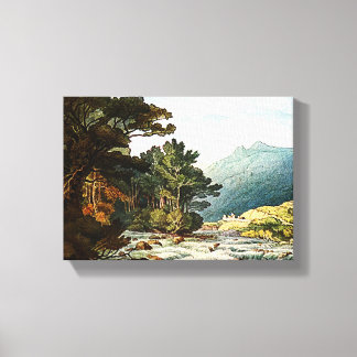 On The Dart Wrapped Canvas Print