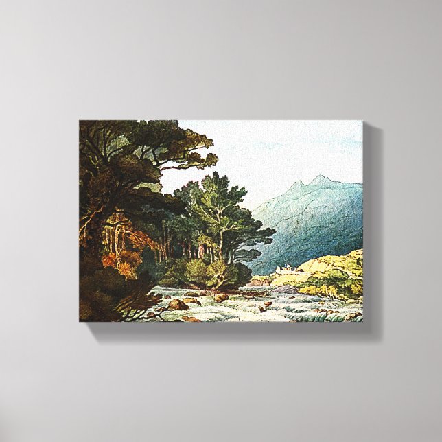 On The Dart Wrapped Canvas Print (Front)