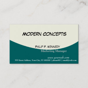 On The Deep Marketing Manager   Modern Masculine Business Card