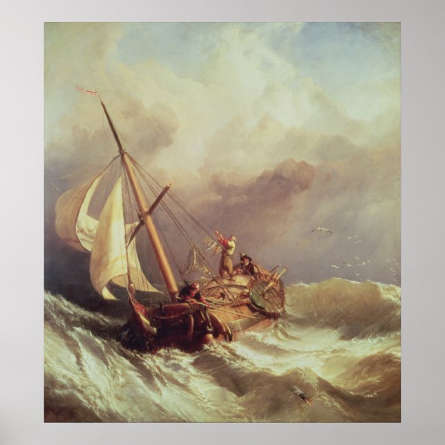 On the Dogger Bank, 1846 Poster (Front)