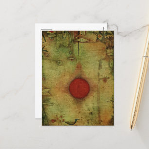 On the Edge, Ad Marginem by Paul Klee Holiday Postcard