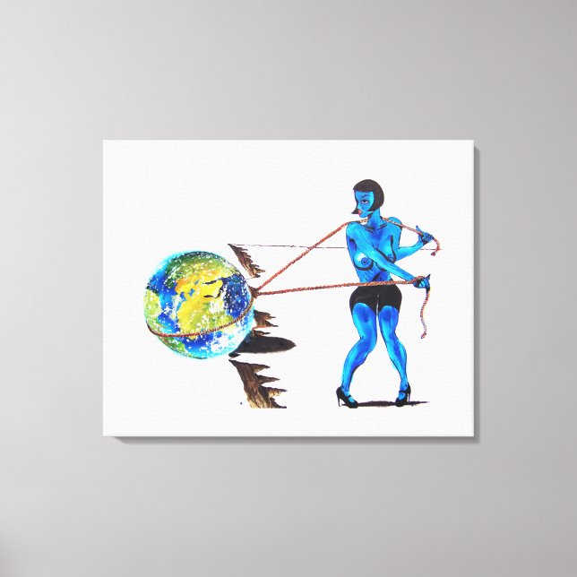 On the Edge Canvas Print (Front)