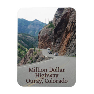 On the Edge Colorado Million Dollar Highway Magnet