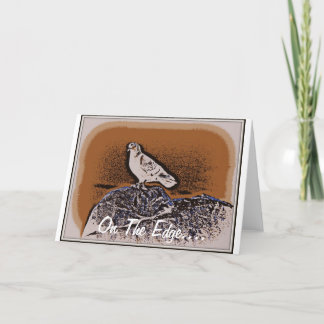 On The Edge Greeting Card