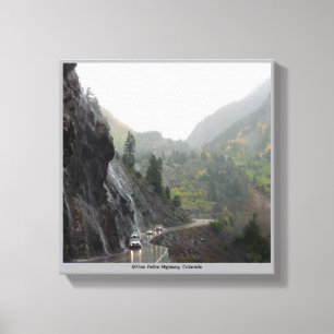 On the Edge - Million Dollar Highway Colorado Canvas Print