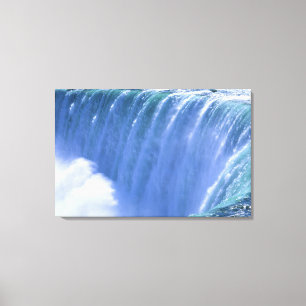 On the Edge of Powerful Niagara Falls, New York Canvas Print