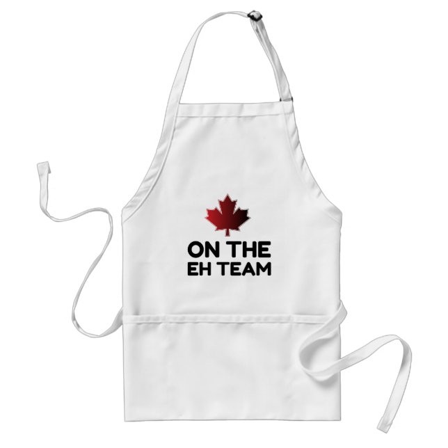 On The Eh Team Canada Funny Standard Apron (Front)