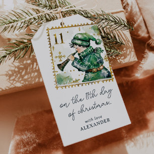 On the Eleventh Day of Christmas Gift Tags