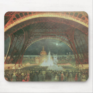 On the esplanade of the Champs de Mars Mouse Mat
