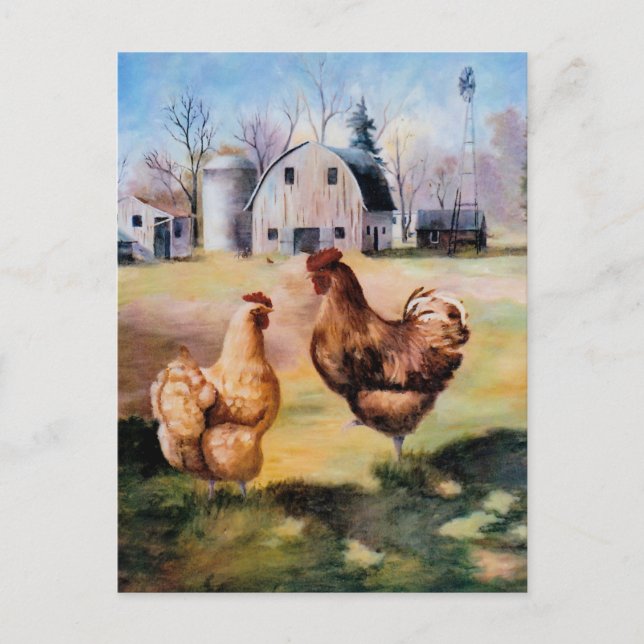 On the Farm Postcard (Front)