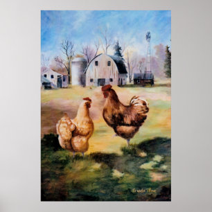 On the Farm Poster Print