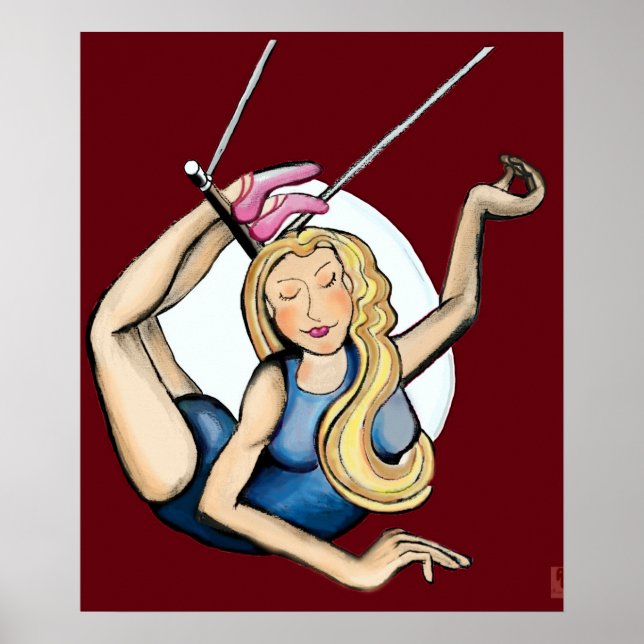 On the flying trapeze poster (Front)