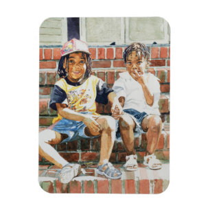 On the Front Step 2002 Magnet