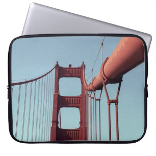 On The Golden Gate Bridge Laptop Sleeve