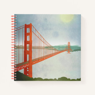 On The Golden Gate Bridge Notebook