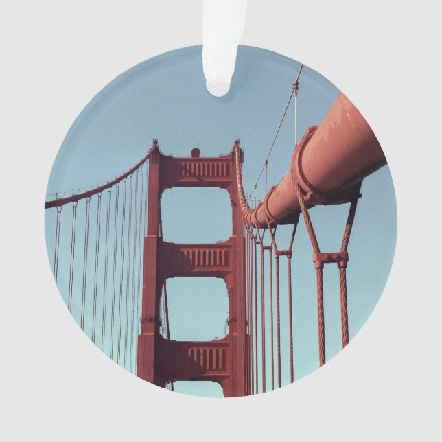 On The Golden Gate Bridge Ornament (Front)