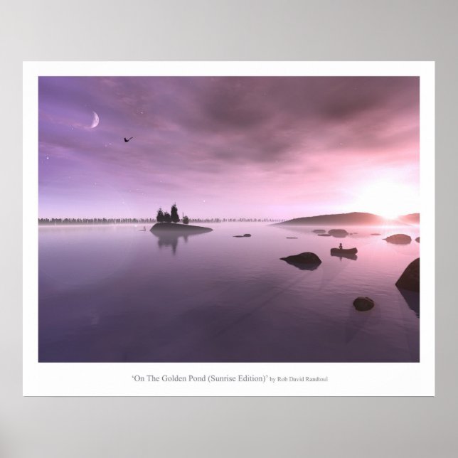 On The Golden Pond (Sunrise Edition) Poster (Front)