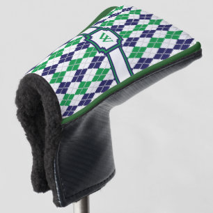 On the Green Argyle Putter Cover
