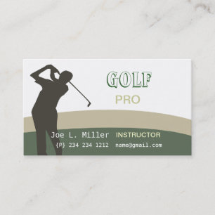 On The Green Golf Business Card