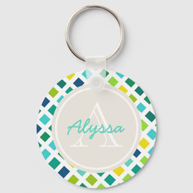 On the Grid Key Ring (Front)