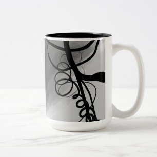 On the Grid Large Two-Tone Mug
