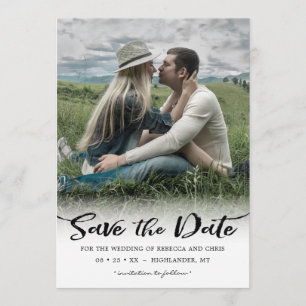 On the Horizon, Photo Save the Date Invitation
