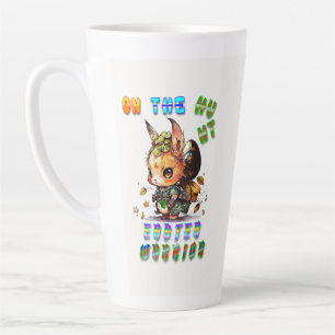 On The Hunt Easter Warrior Latte Mug