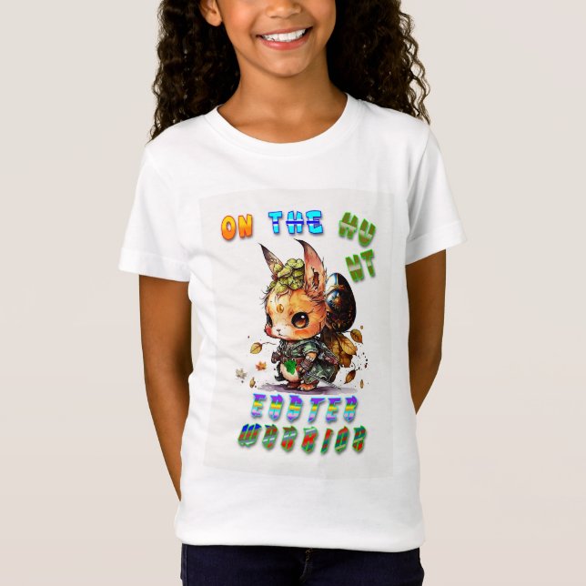 On The Hunt Easter Warrior T-Shirt (Front)
