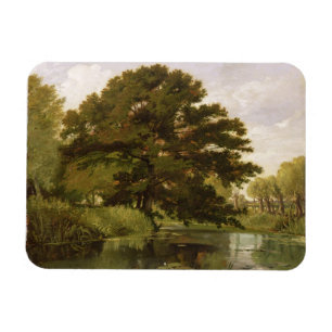 On the Isis, Waterperry, Oxfordshire, 1806 (oil on Magnet