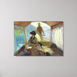 On the Lake of Quattro Cantoni, 1881 Canvas Print