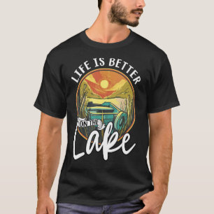 On The Lake Summer Trip Retro Boating Fishing 1 T-Shirt