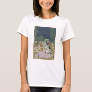 On the Lawn, illustration for 'Fetes Galantes' by T-Shirt