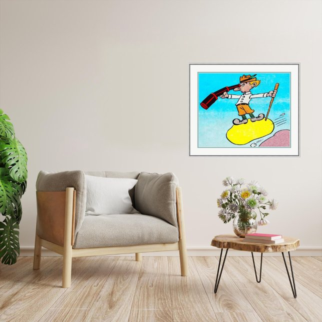 On The Lookout - Vintage Comic Print (On The Lookout
Vintage comic print)