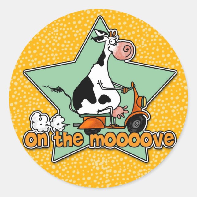 on the moooove sticker (Front)