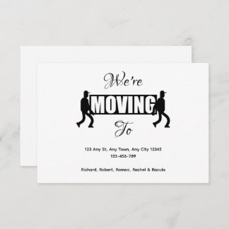 On the Move New Home Announcement