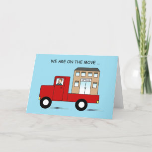 On the Move Office Relocation New Premises Holiday Card