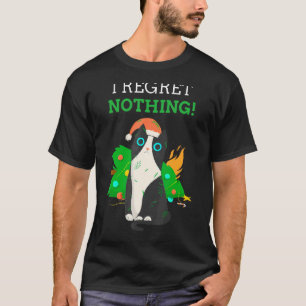 On The Naughty List And I Regret Nothing Christmas T-Shirt