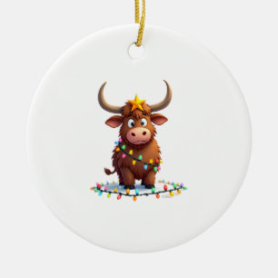 On The Naughty List And Reget Nothing Christmas Hi Ceramic Tree Decoration