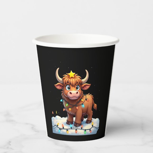 On The Naughty List And Reget Nothing Christmas Hi Paper Cups (Front)